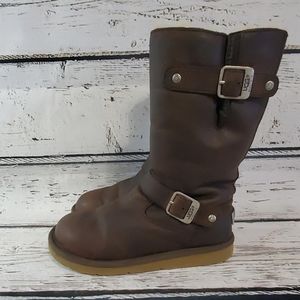 Ugg Kensington Toast Leather Boots Sz 6